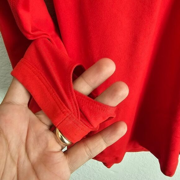 Nike Canada Pro Elite Running 1/2 Zip Lightweight Running Jacket Small S Red New - Picture 12 of 14